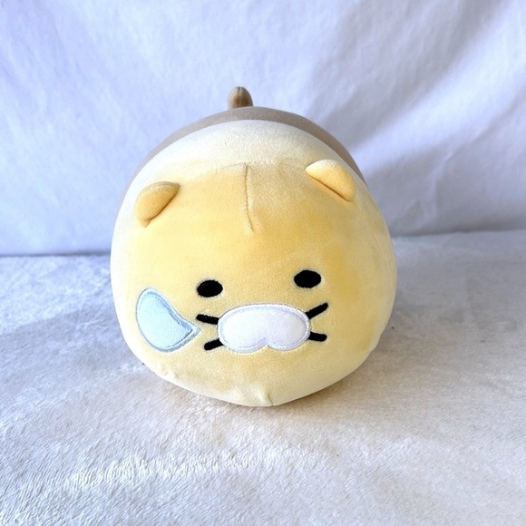 Choonsik Plush by Kakao Friends – Soft Stuffed Wrist Buddy – Brown & Yellow – 8 - Picture 1 of 4